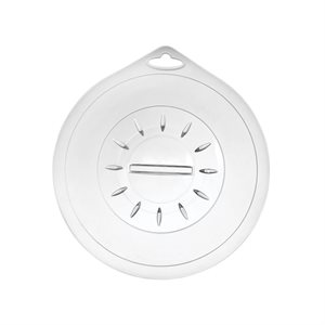 TRANSPARENT UFO SILICONE LID ¯ 295 MM IN CARTON TIE