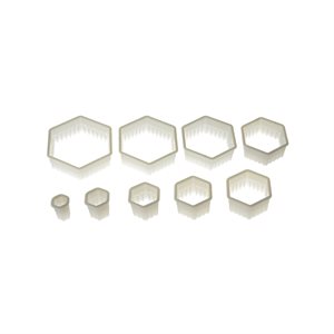 WC CUTTER 05 IRREGULAR HEXAGON - FROM 3X2.5 CM TO 12X10 CM