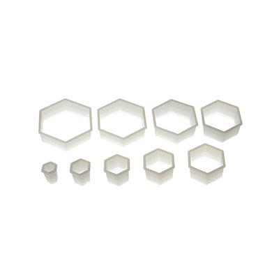 WC CUTTER 06 REGULAR HEXAGON - FROM 3X2.5 CM TO 12X10 CM