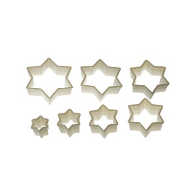 WC CUTTER 12 REGULAR STAR OF DAVID - FROM ¯ 4 CM TO ¯ 13 CM