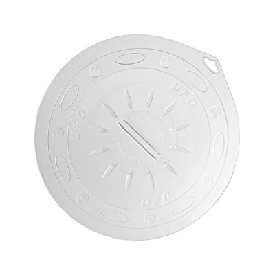 TRANSPARENT UFO SILICONE LID ¯ 340 MM INCARTON TIE