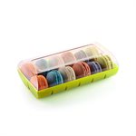 PACK FOR 12 MACARONS LT GREEN, 48 PC