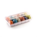 PACK FOR 12 MACARONS WHITE, 48 PC