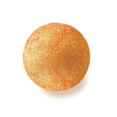 WHT CHOC CRYSTALLIZED BALLS GOLD Ø2.6 CM