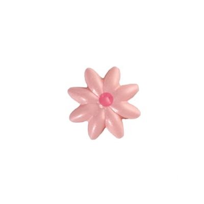 WHITE CHOC PINK DAISIES 2CM 176PCS