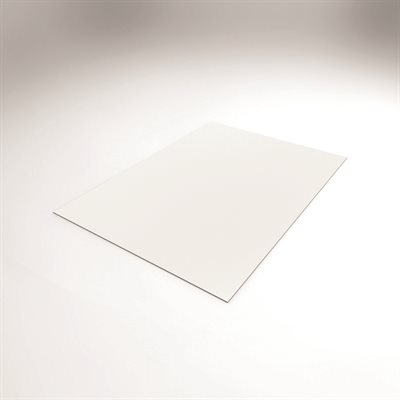 White rigid plates 2 mm 74x54 cm