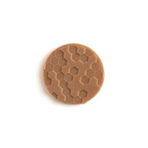 176 ROUNDS CHOC BC EMBOSSED MIEL 2,5 CM