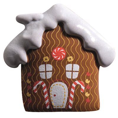 Gingerbread house milk choc 2 designs