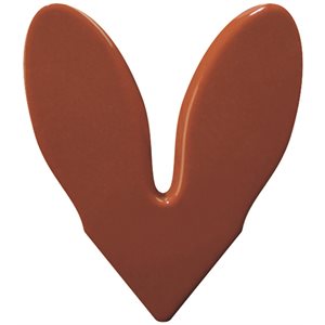 Rabbit ears milk choc neutral 4.O5x4.6 cm