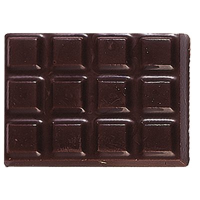 Mini tablets dark choc 4x3 cm