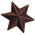 Stars dark choc 4.6x4.6 cm