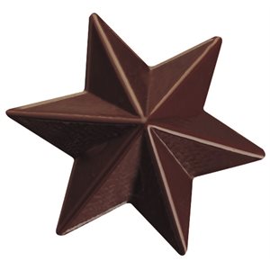 Stars dark choc 4.6x4.6 cm