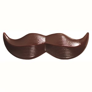 Moustaches dark choc 7x2.2 cm