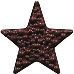 Stars dark choc Bulles 6.3x6.4 cm