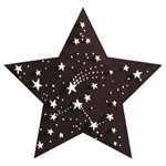 Stars dark choc embossed 4 designs