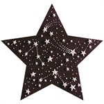 Stars dark choc embossed 4 designs