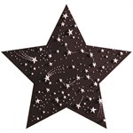 Stars dark choc embossed 4 designs