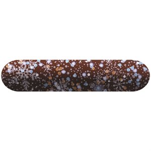 Curved eclairs dark choc Cristaux 13.2x3.2 cm