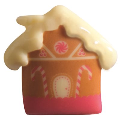 Gingerbread house white choc 2 designs