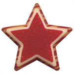 Stars white choc Graphique 2 designs 4.5x4.3 cm