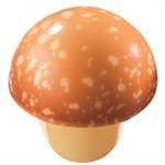 Mushrooms white choc Caramel 3 designs ø 3 cm