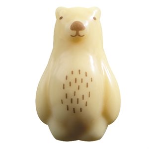 Polar bear white choc 3.8x2.4 cm