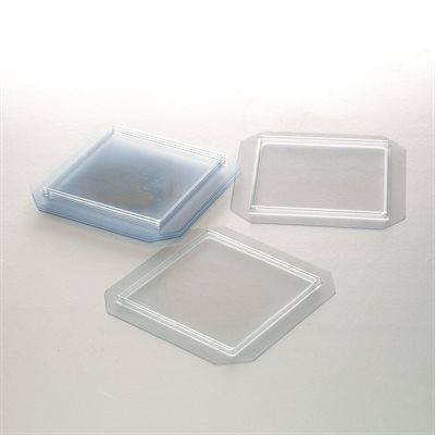 Moulds square cards 12x12 cm H. 0.5 cm