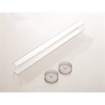 Mould entremet Tube 50 cm ø 6.4 cm & 2 covers