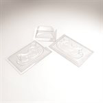 Moulds Traineau for 2 pieces 21x10.5 cm H. 13 cm