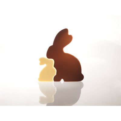 Moulds Tablette Lapin for 8 pcs 15x14 cm