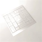 Moulds tablettes De l'avent for 12 pcs 20x16.5 cm ép. 0.7 cm