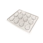 Moulds for marshmallows Fantôme for 120 pieces 7x5.7 cm P 2 cm