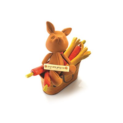 Moulds Teddy lapin for 4 pieces