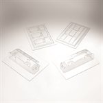 Moulds Van for 6 pieces 19.4x7.2 cm P.sujet 9 cm