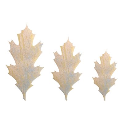 WHITE OAK LEAF, WHITE CHOC, 70 PC