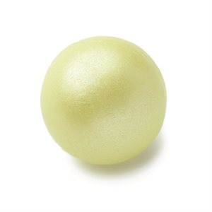 PERLE SMALL GREEN, WHITE CHOC, 0.9"", 63 PC