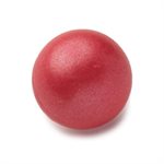 PERLE SMALL RED, WHITE CHOC, 0.9", 63 PC