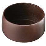 Coques round dark choc ø 2 cm H. 1.2 cm