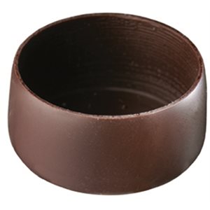 Coques round dark choc ø 2 cm H. 1.2 cm