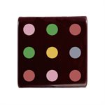 ASSORTED SQUARES, DARK CHOC, 0.79"" SQ, 120 PC