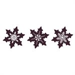 Winter Snowflakes Assortment, Dark Chocolat, 180 pcs