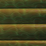 GREEN WAVES TRF SHT, 40x25cm, 17PC