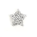 SILVER STAR SPRINKLE, WHITE CHOC, 7 OZ  /  200 G 