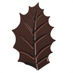 Small ribbed leaves dark choc 4 designs