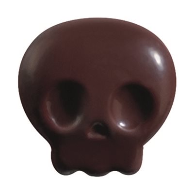 Skulls dark choc 2.5x2.4 cm