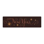 Rectangles dark choc Happy new year 7x2 cm