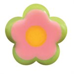 Littel flowers white choc Multicolores 10 designs ø 2.2 cm