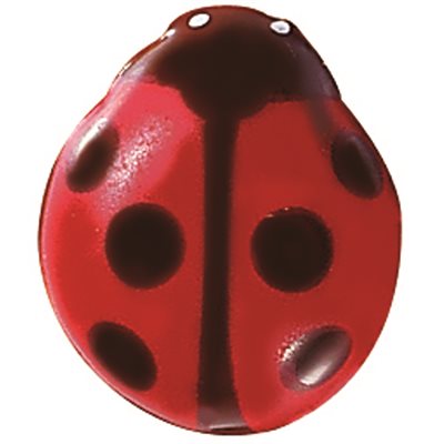 Ladybugs white choc 2.1x1.85 cm