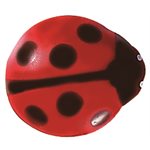 Ladybugs white choc 2.1x1.85 cm