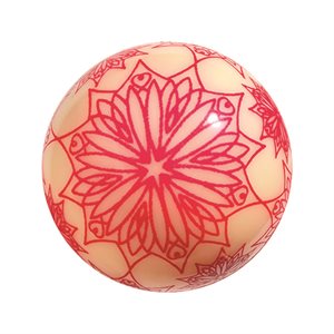 Balls white choc Rose de Noël 2 designs ø 3 cm